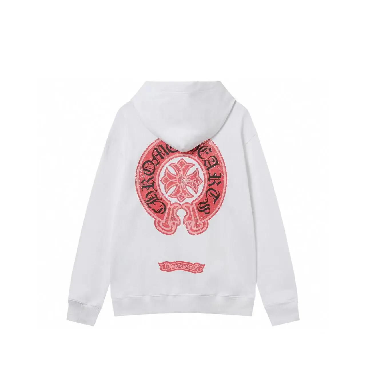 M02—P210 -Chrome Hearts/Chrome Hearts printed sweatshirt cardigan jacket -420 grams of high-density, high-quality wool, soft, delicate and skin-friendly, soft and silky to the touch, warm and skin-friendly -The hardware zipper accessories are all customized and full of details -Colour: black white -Size: S M L XL